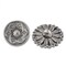 Metal Buttons - 50Pcs Assorted Mixed Vintage Style Engraved Flower Decorative Round Buttons for Crafts Sewing Coats Jeans Suits DIY